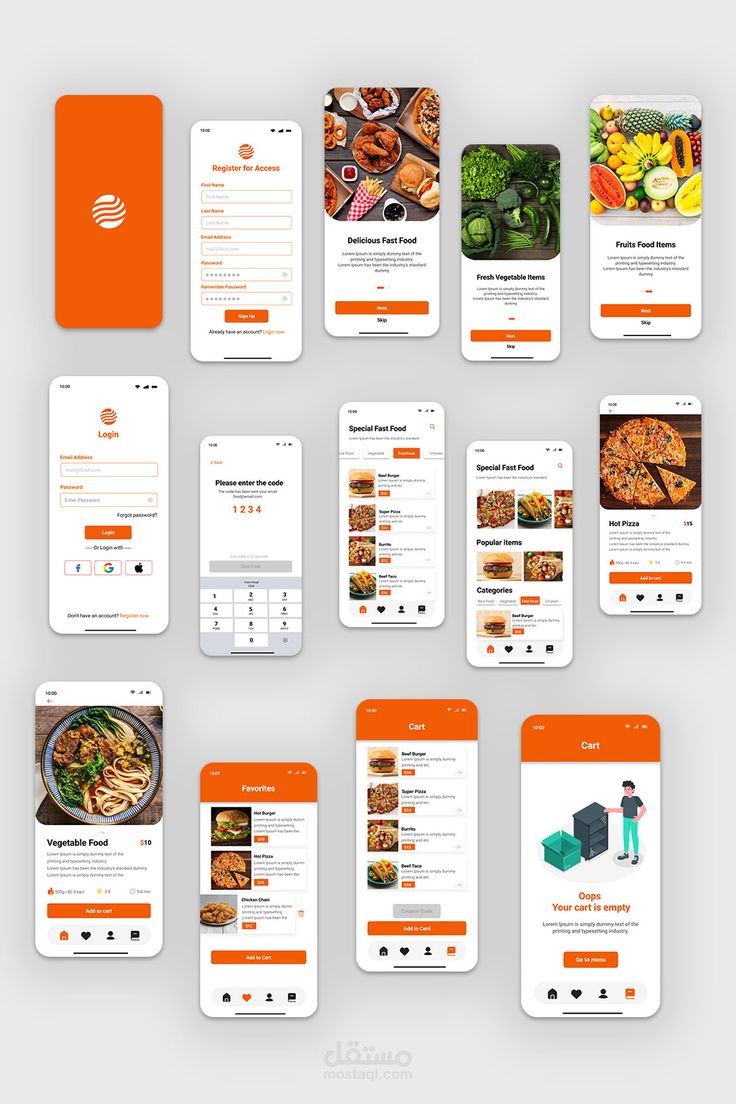 Food Delivery App UI_UX Design