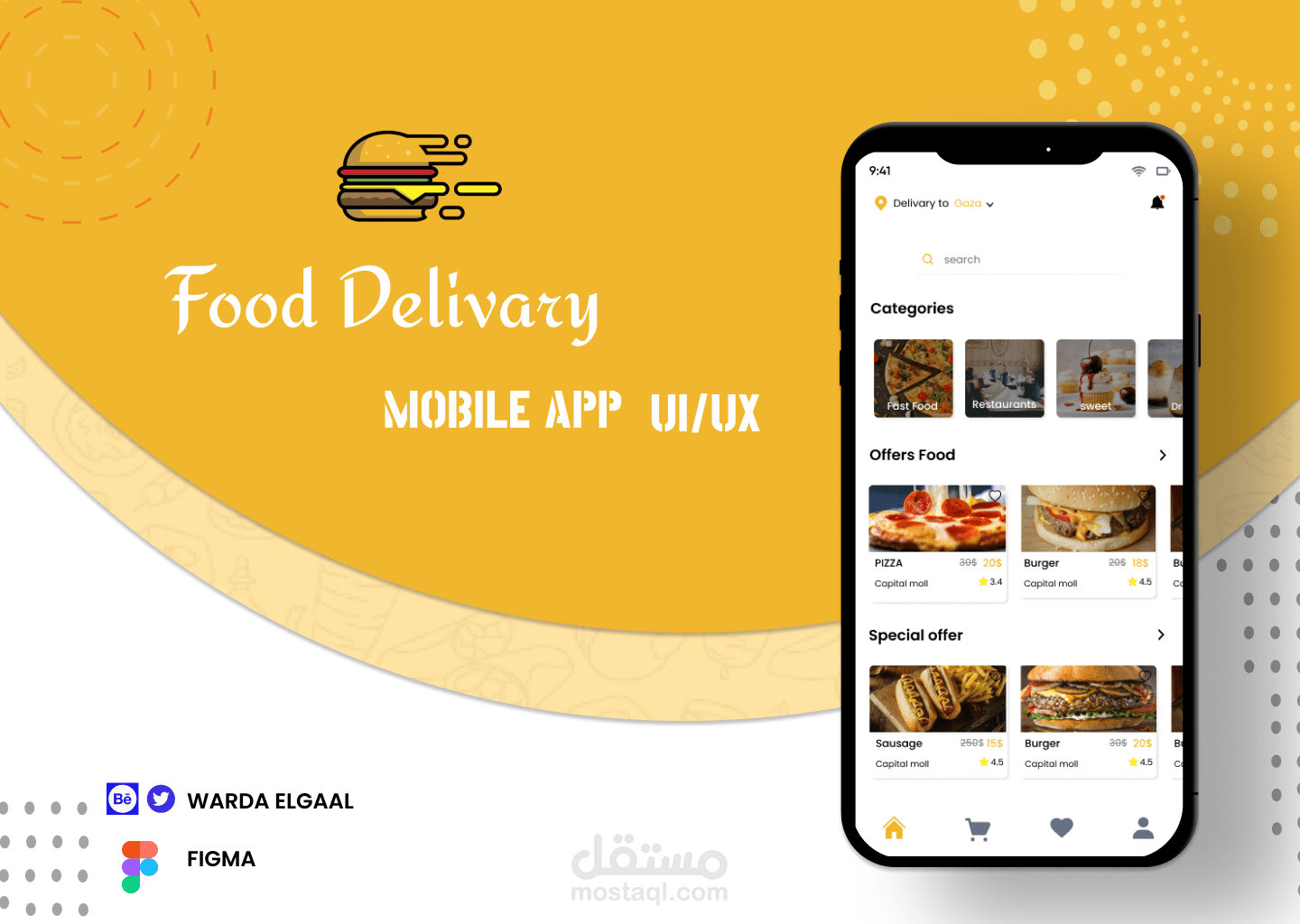 Food Delivery App UX/UI