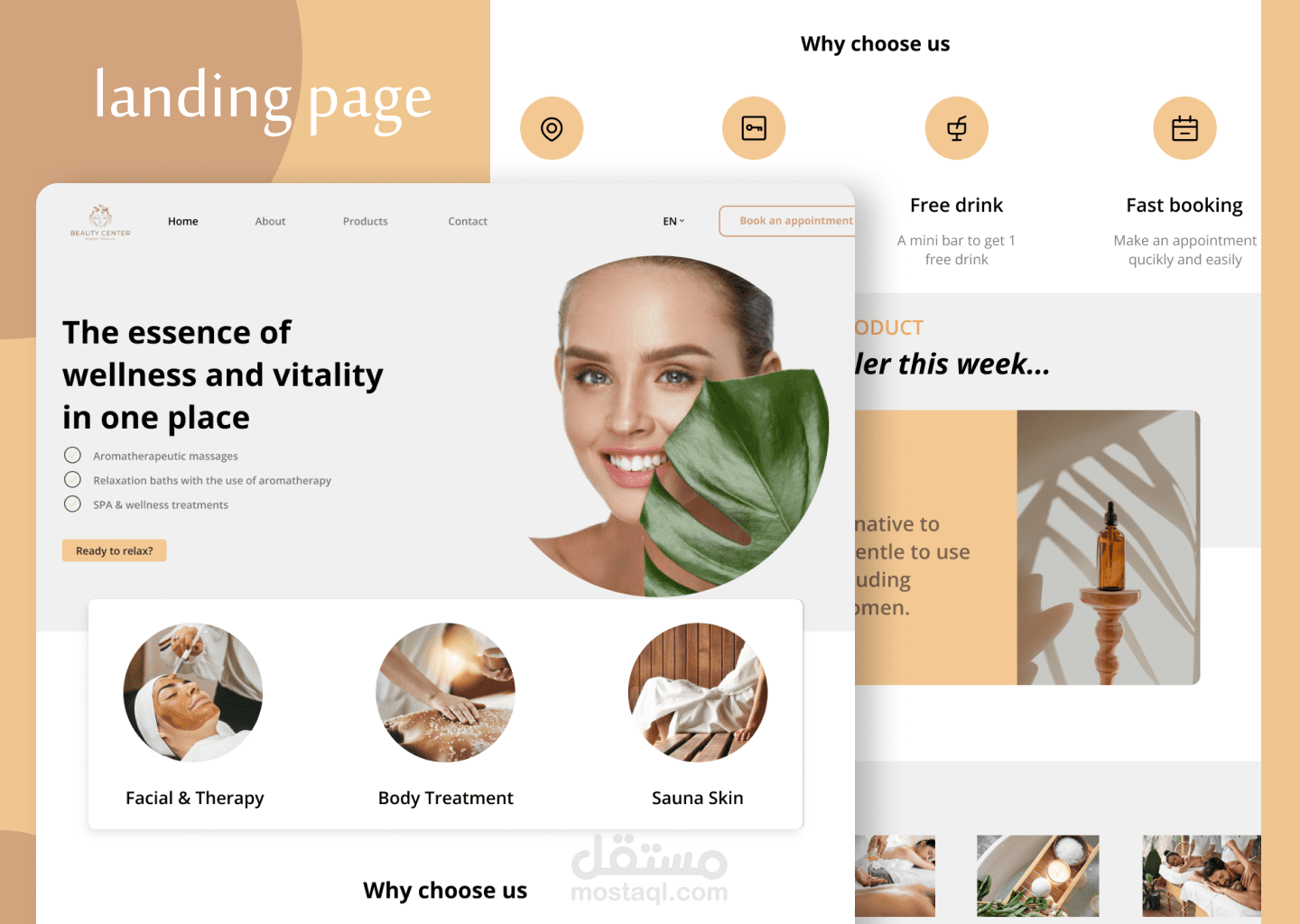 landing page
