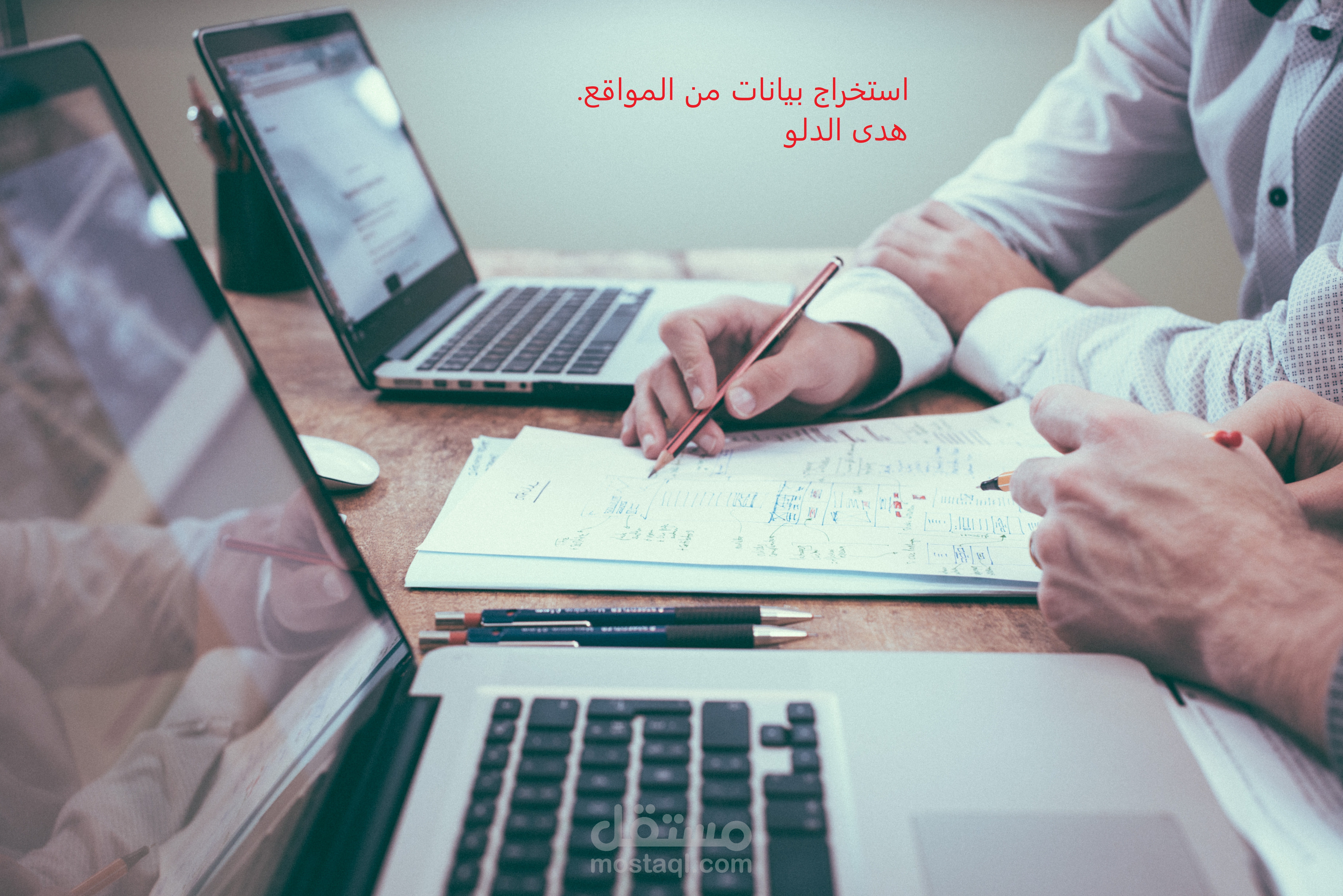 استخراج بيانات من المواقع.