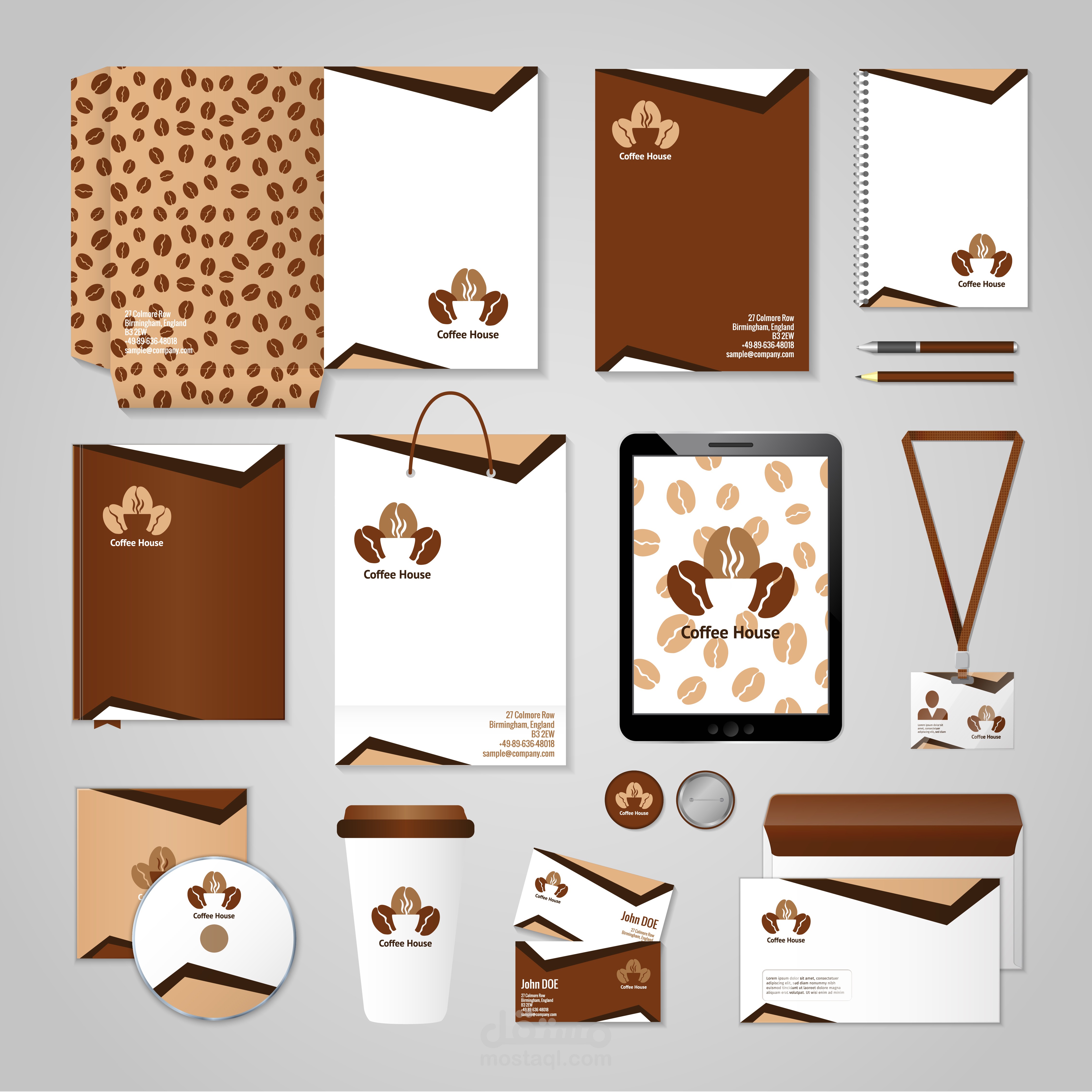 تصميم هوية بصرية احترافية