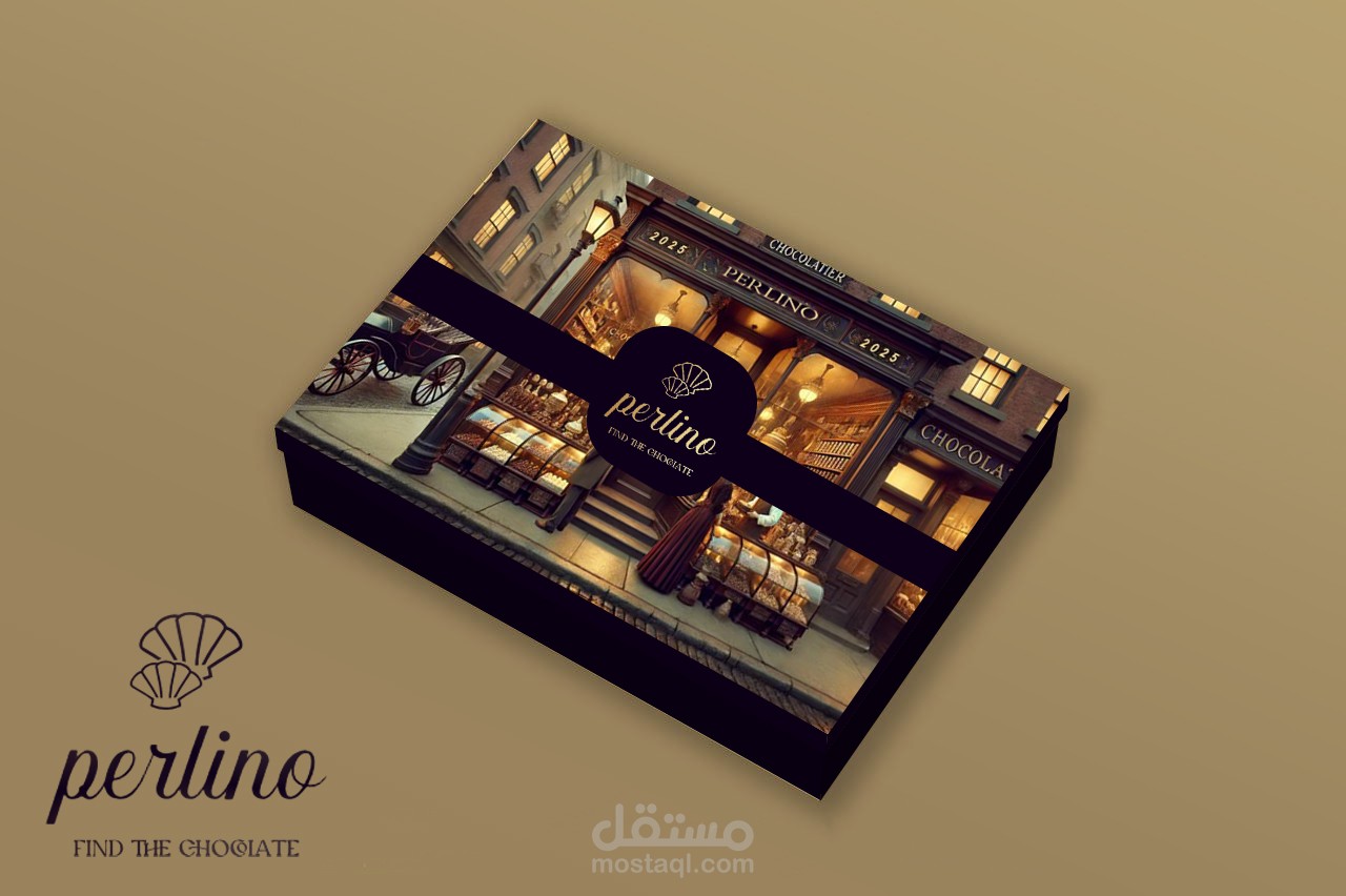 تصميم علب شوكولاتة فاخرة  بجودة عالية وشكل انيق