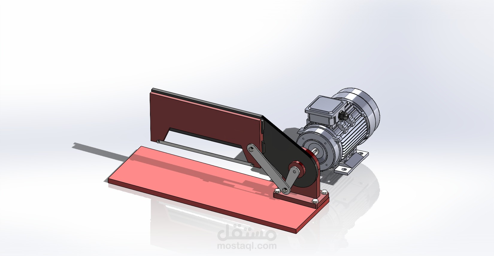 Powered Hacksaw with Electrical motor