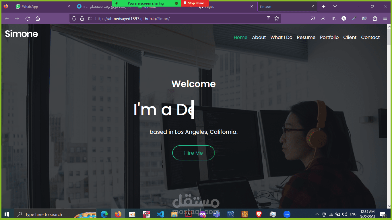 Angular Frontend