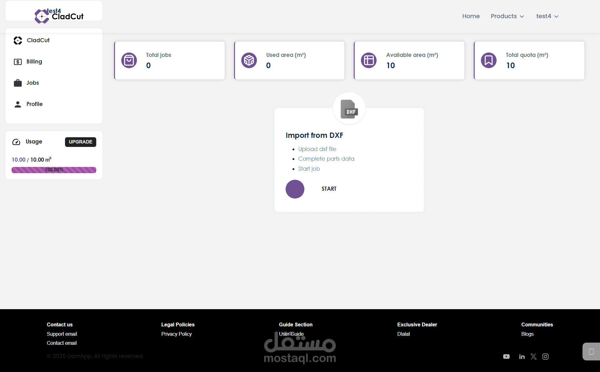 موقع شركة هندسية الموقع مختص في عمل حسابات دقيقة