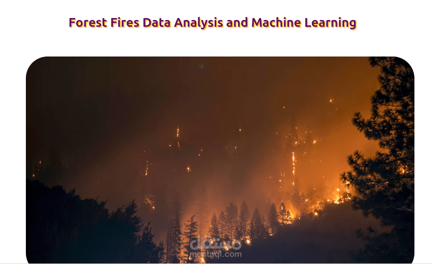 Forest-fire  EDA | ML tasks (DataScience Project)