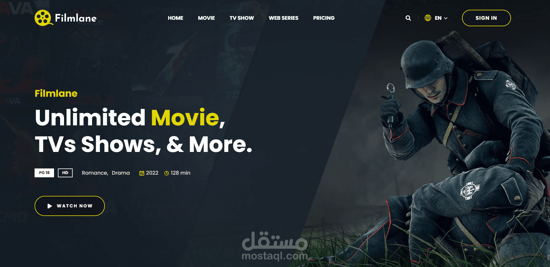 movie and series website