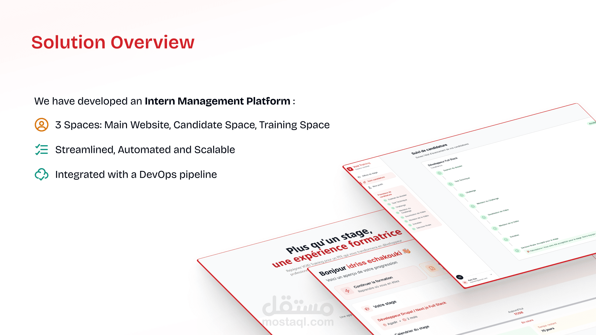 Training Platform Full Stack Engineer