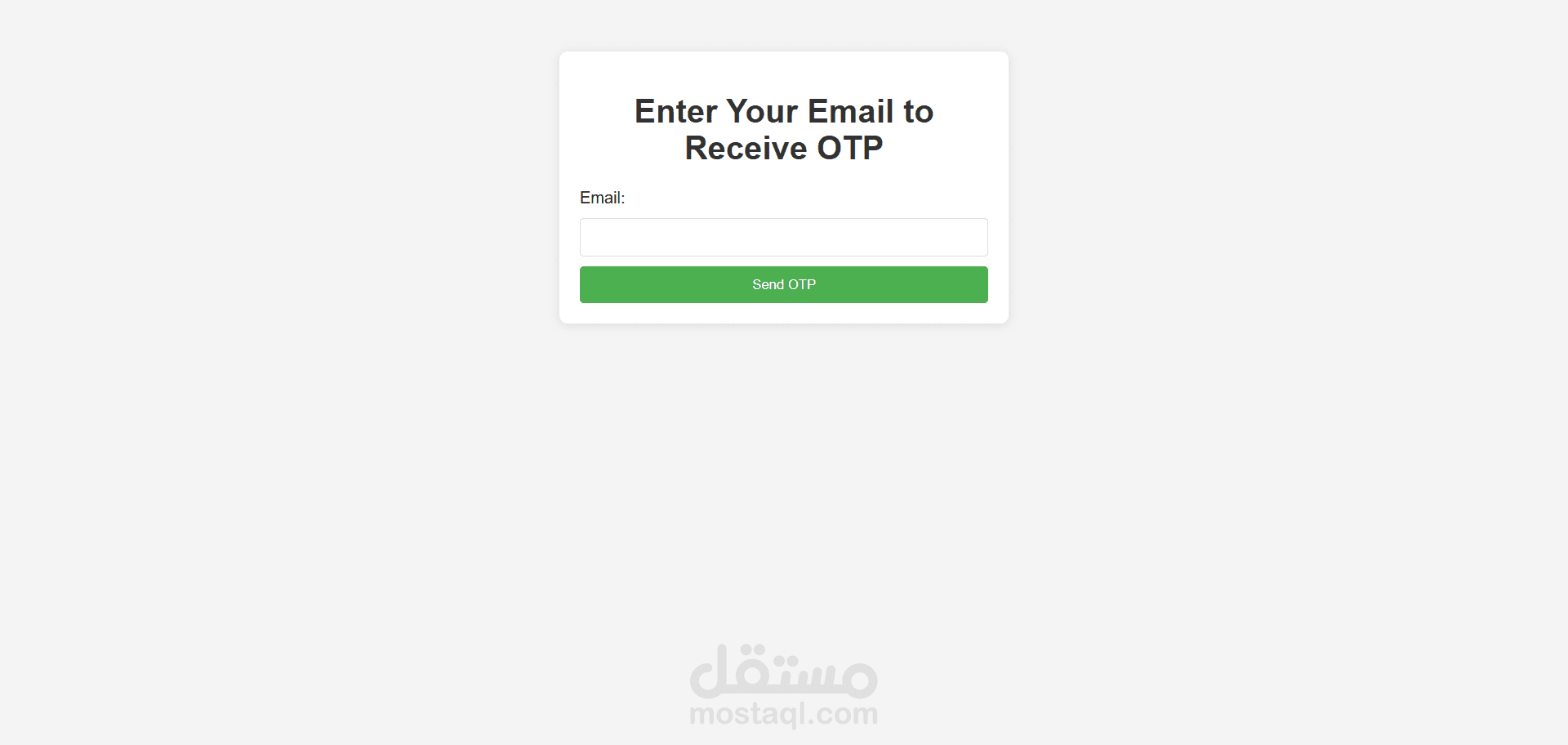 OTP Email Verification System