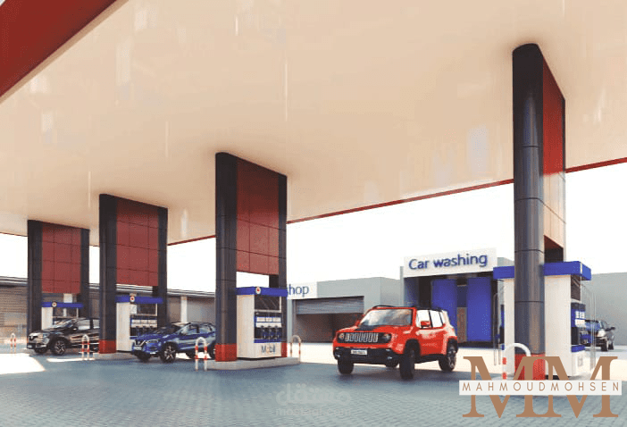 بنزينة موبيل