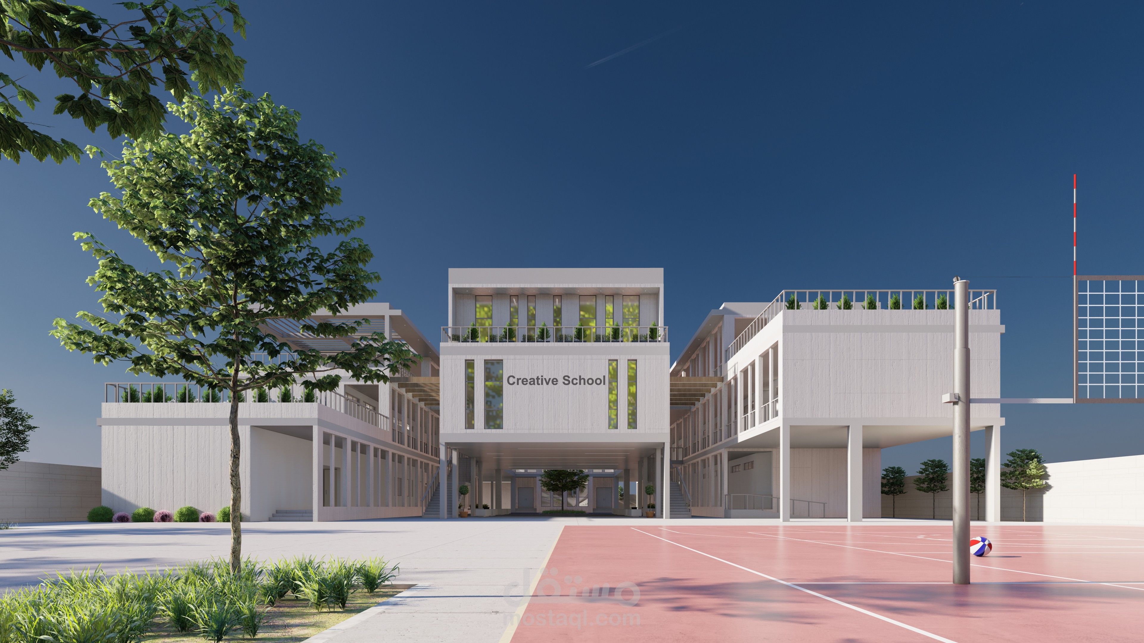 تصميم مدرسة