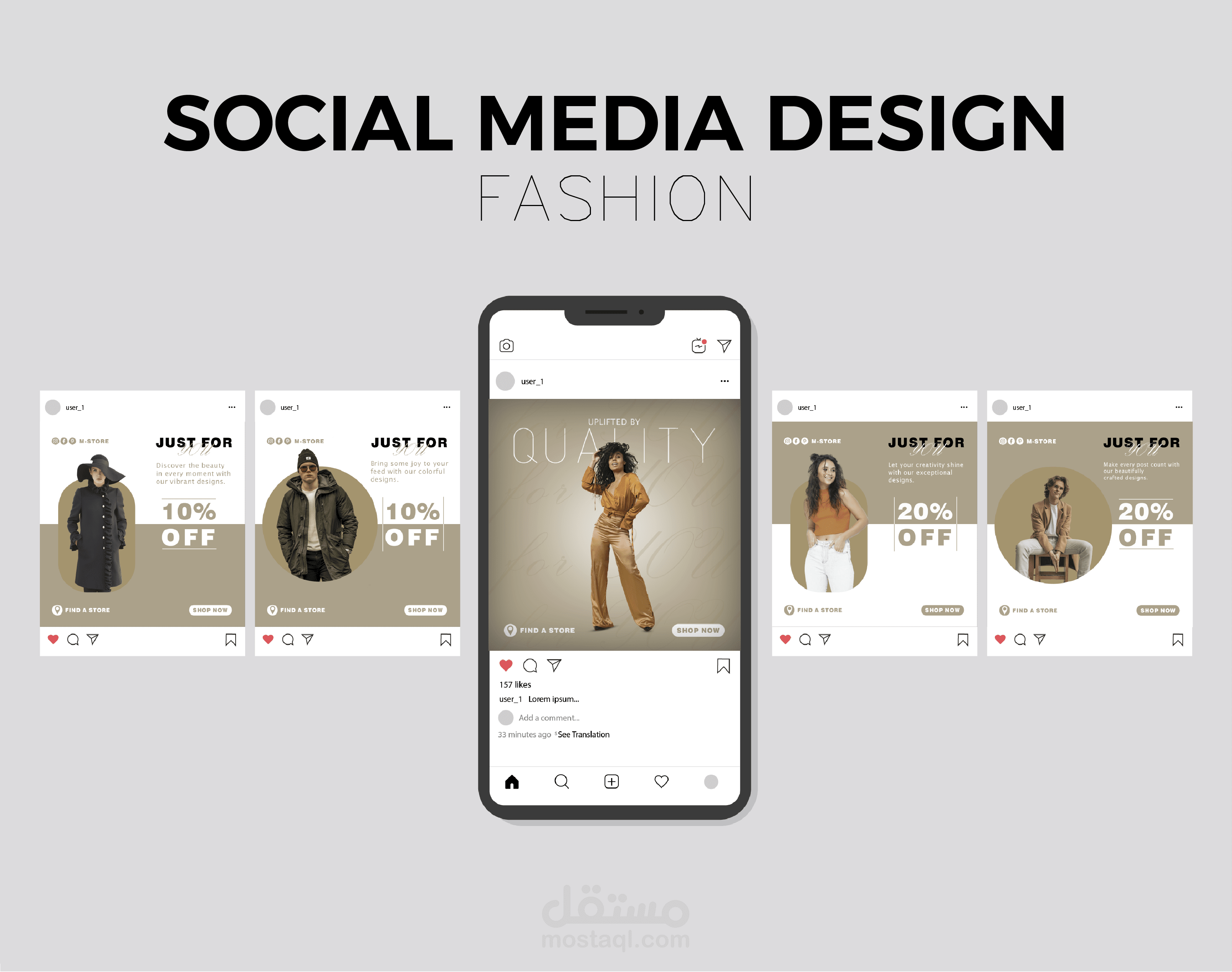 تصاميم سوشيال ميديا Fashion