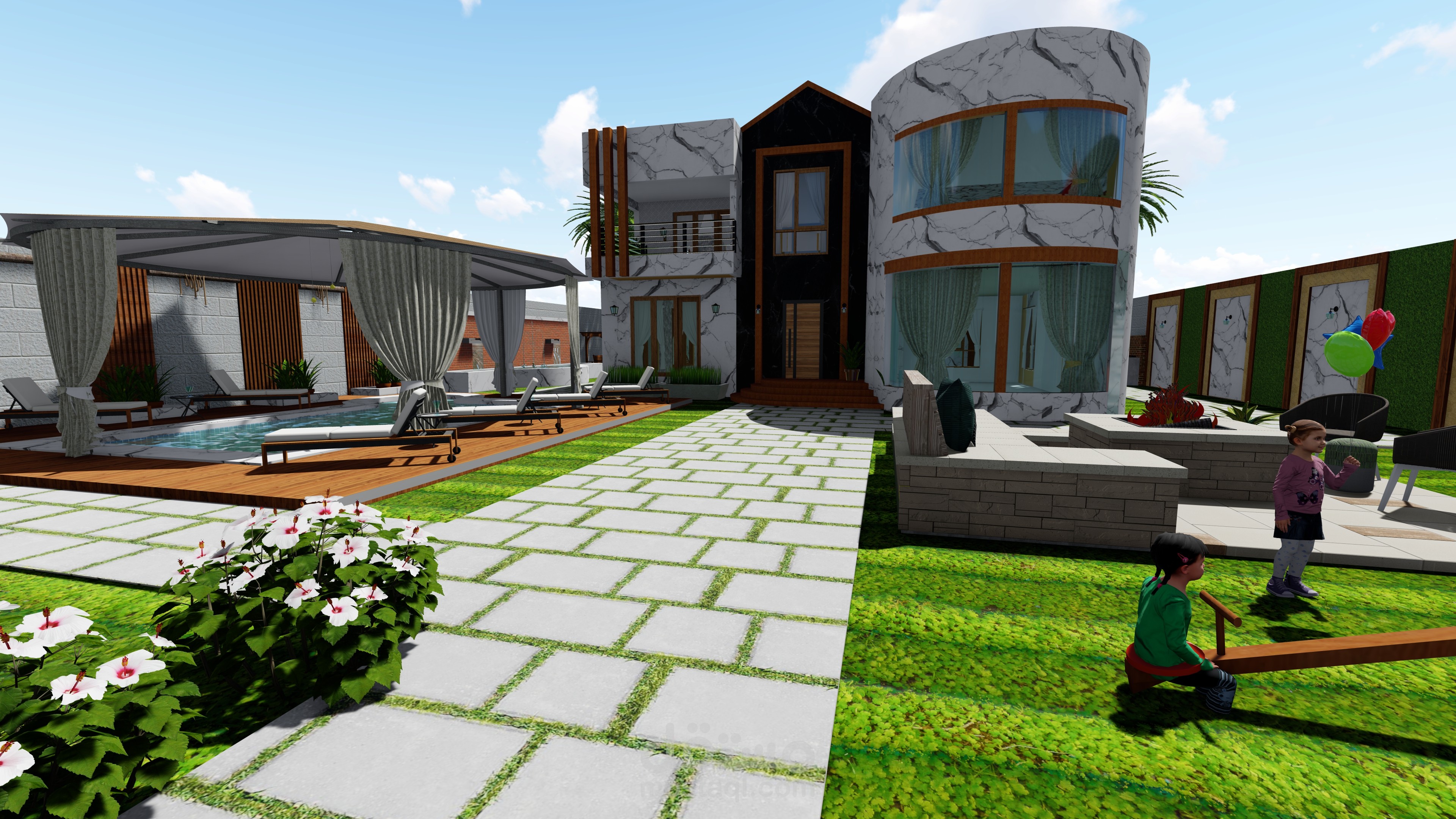 تصميم فيلا مودرن