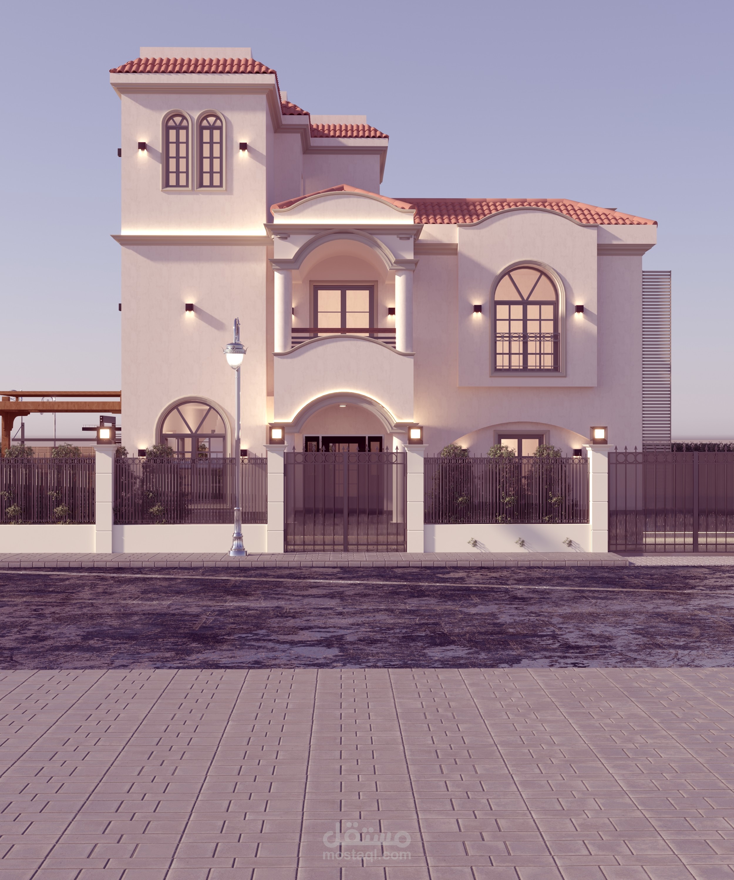 تصميم خارجي لفيلا