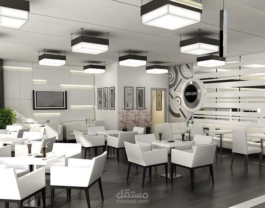 تصميم داخلي لمطعم