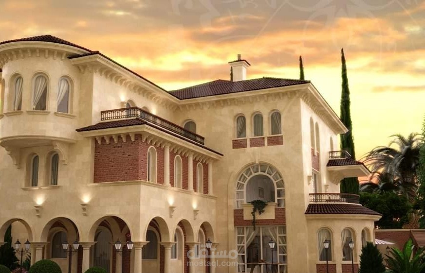 تصميم خارجي لفيلا