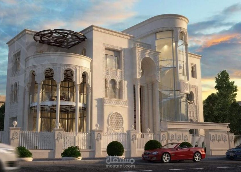 تصميم خارجي لفيلا