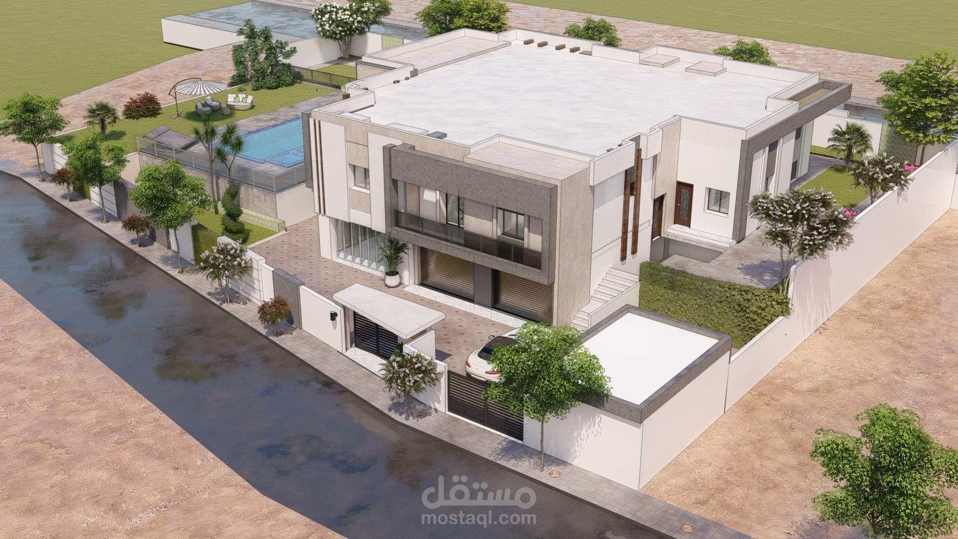 تصميم فيلا مودرن