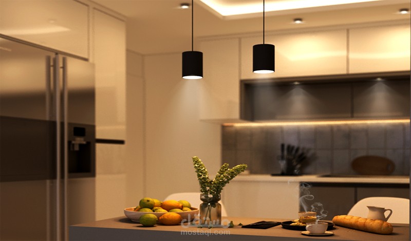 رندر لمطبخ عصري VRAY 6 & 3DS MAX