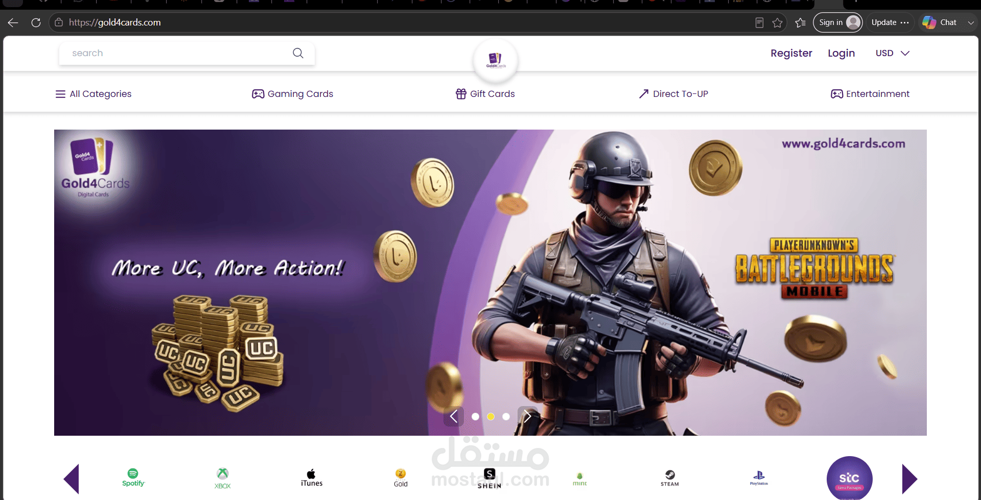 Gold4Cards — Enterprise E-Commerce & Financial Platform
