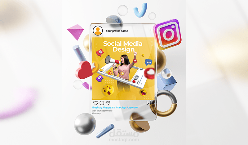 تصميم سوشيال ميديا social media design