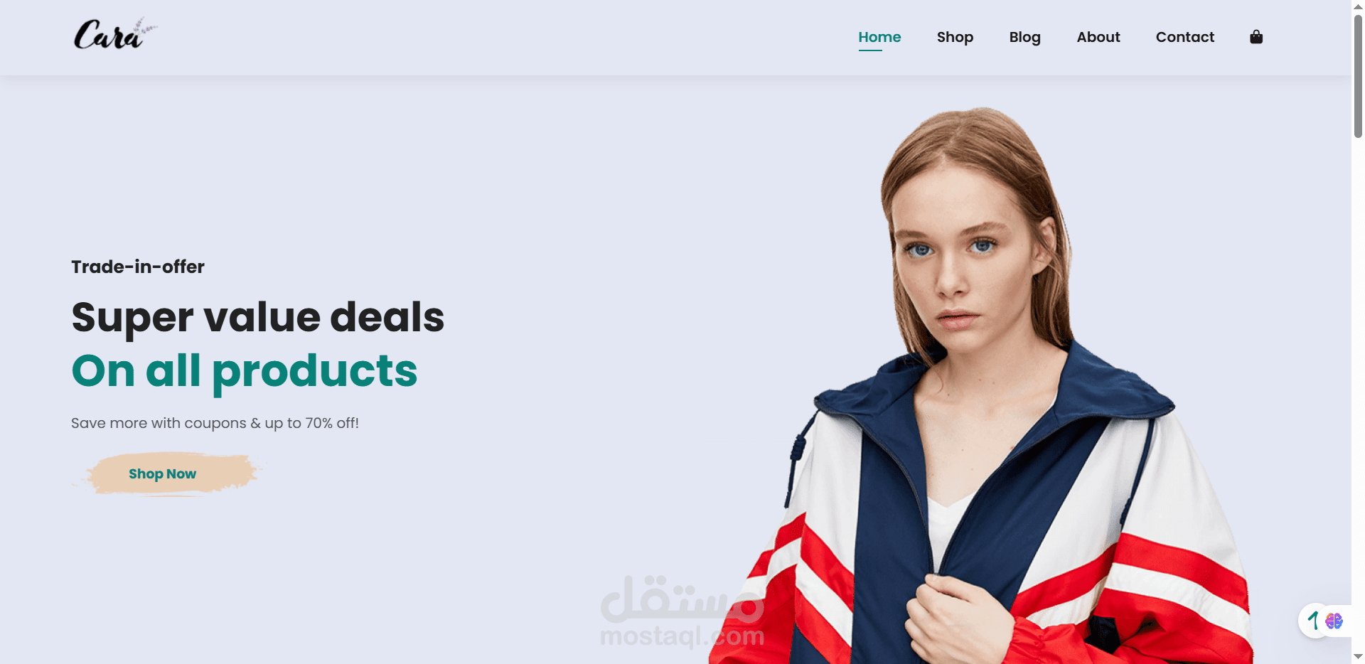 إنشاء متجر إلكتروني احترافي باستخدام HTML, CSS, JS