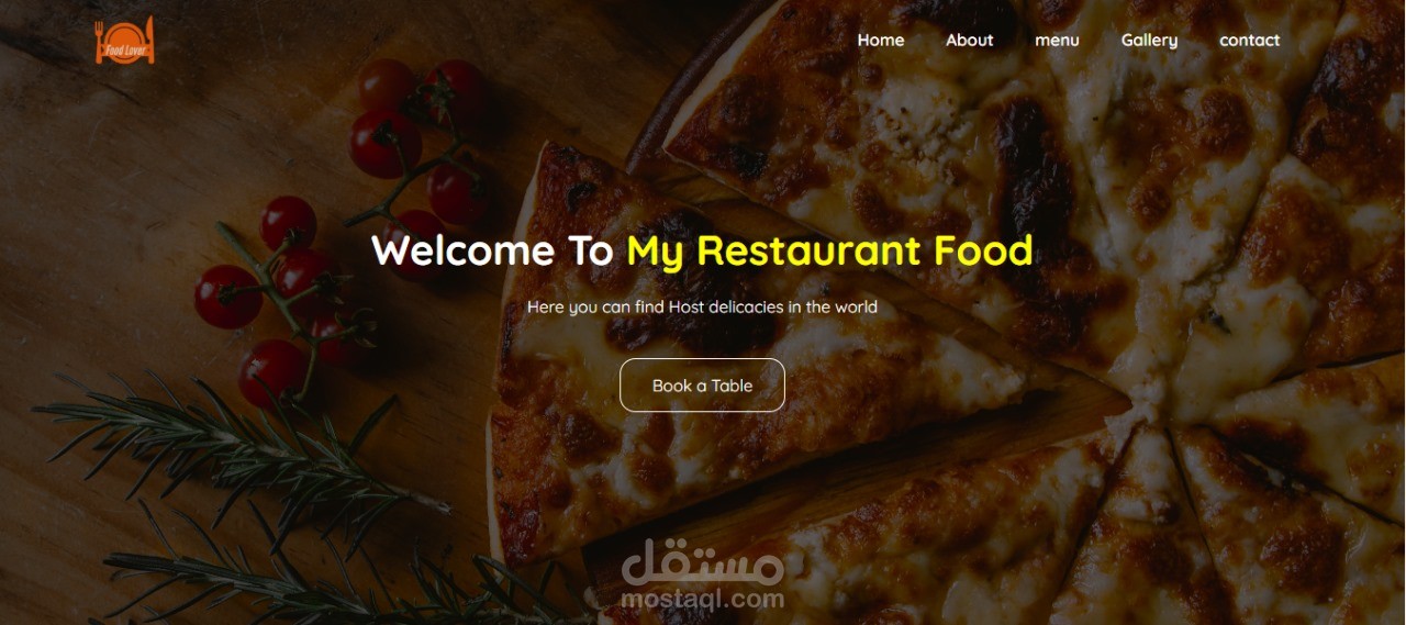 Welcome To My Restaurant Food