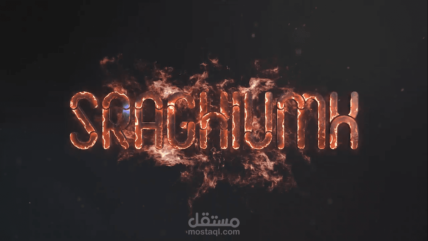 3D Motion Text Intro