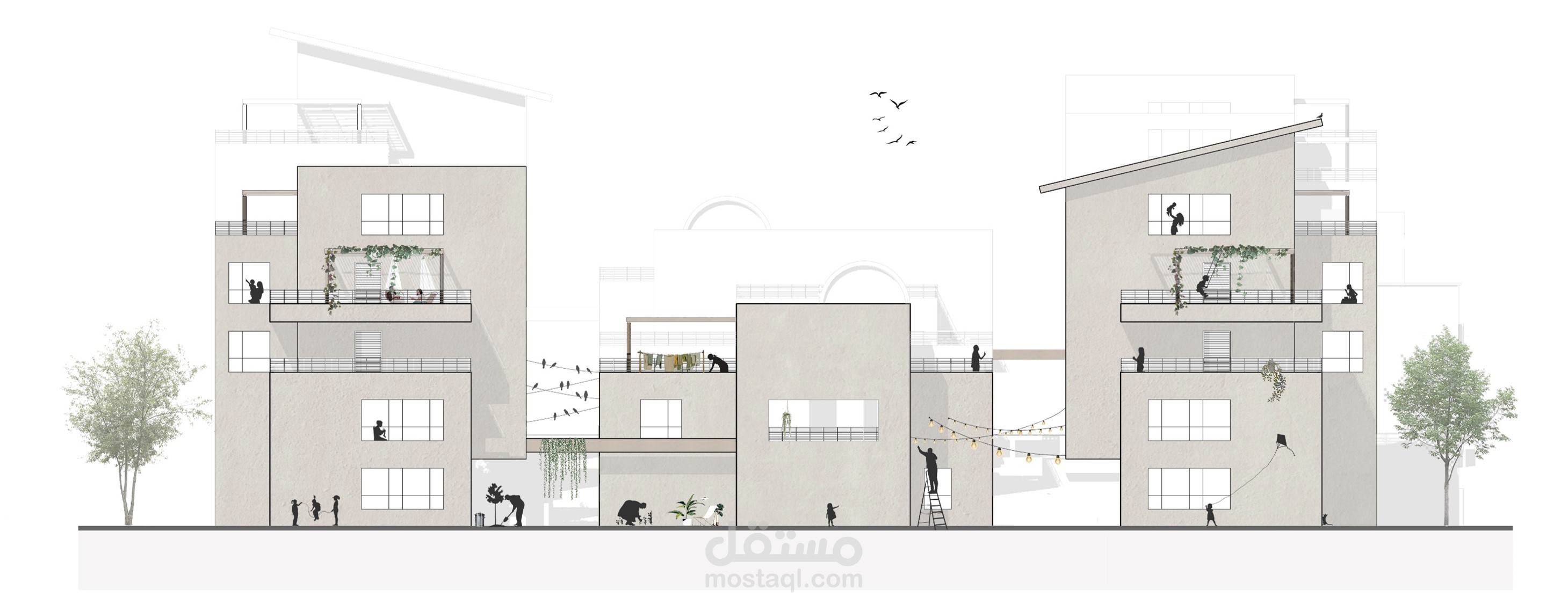 ملف أعمالي في التصميم المعماري والتخطيط الحضري
