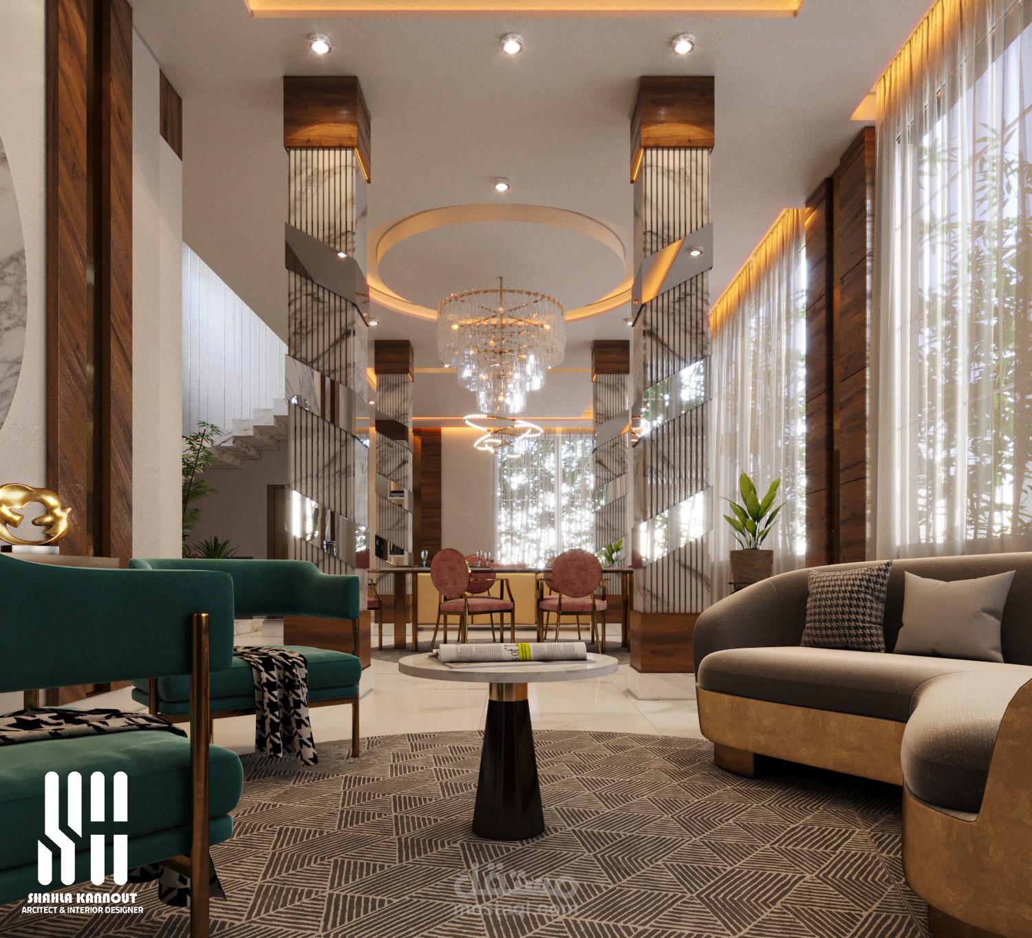 مدخل فيلا في الامارات العربية المتحدة