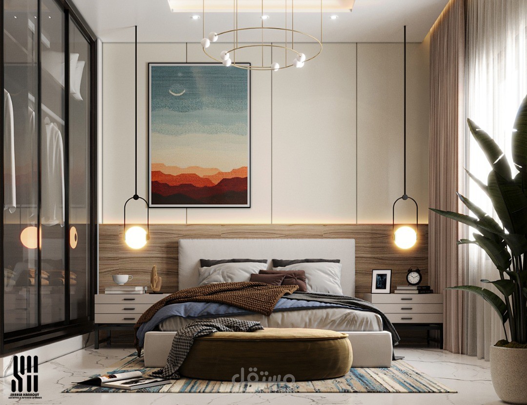 تصميم غرفة نوم في الامارات العربية المتحدة