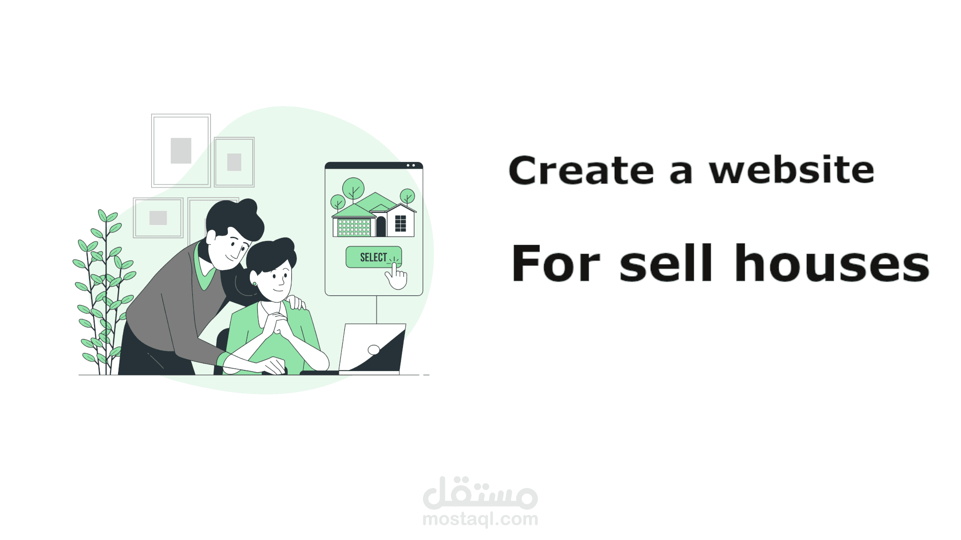 Create a website for sell houses