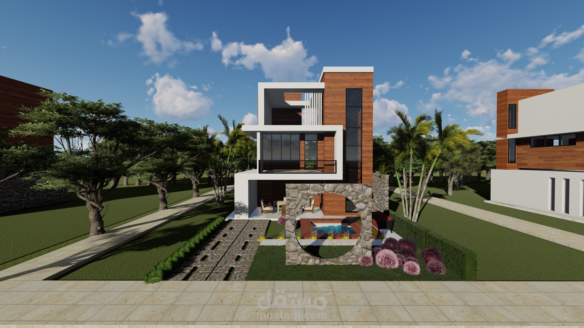 تصميم واجهة فيلا