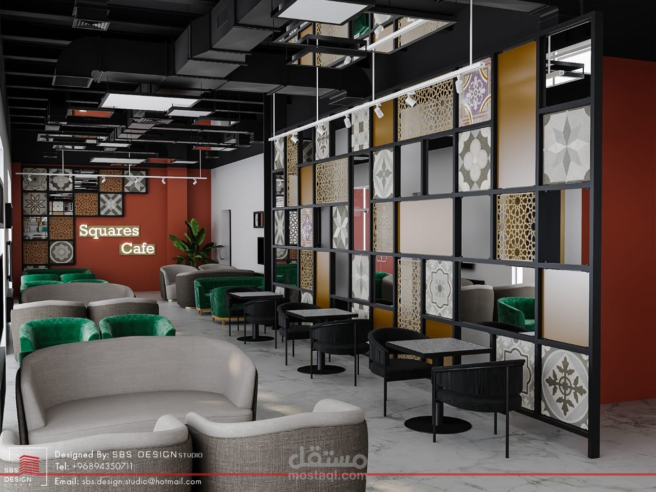 تعديل كوفي شوب في بوشر سلطنة عمان لصالح شركة SBS