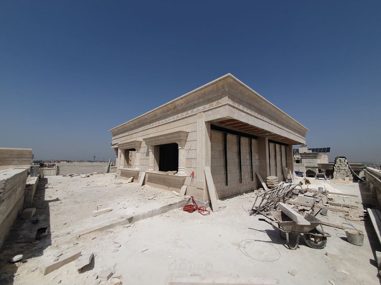 تصميم لاند سكيب لحديقة في سلطنة عمان