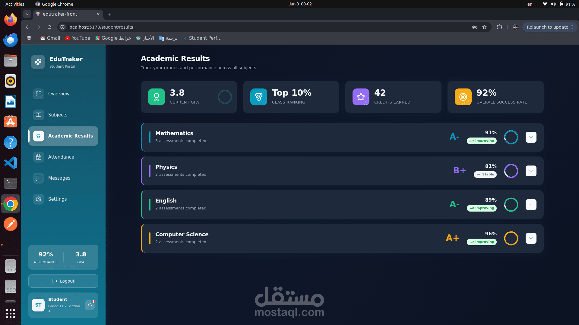 EduTraker - نظام SaaS متكامل لإدارة المؤسسات التعليمية