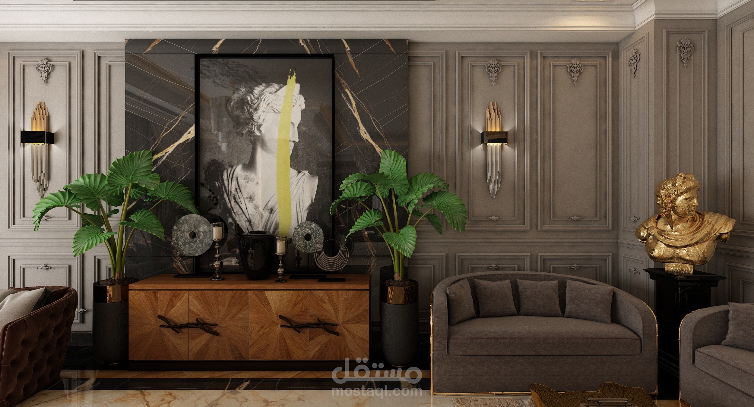 ريسبشن فيلا سكنية بمصر