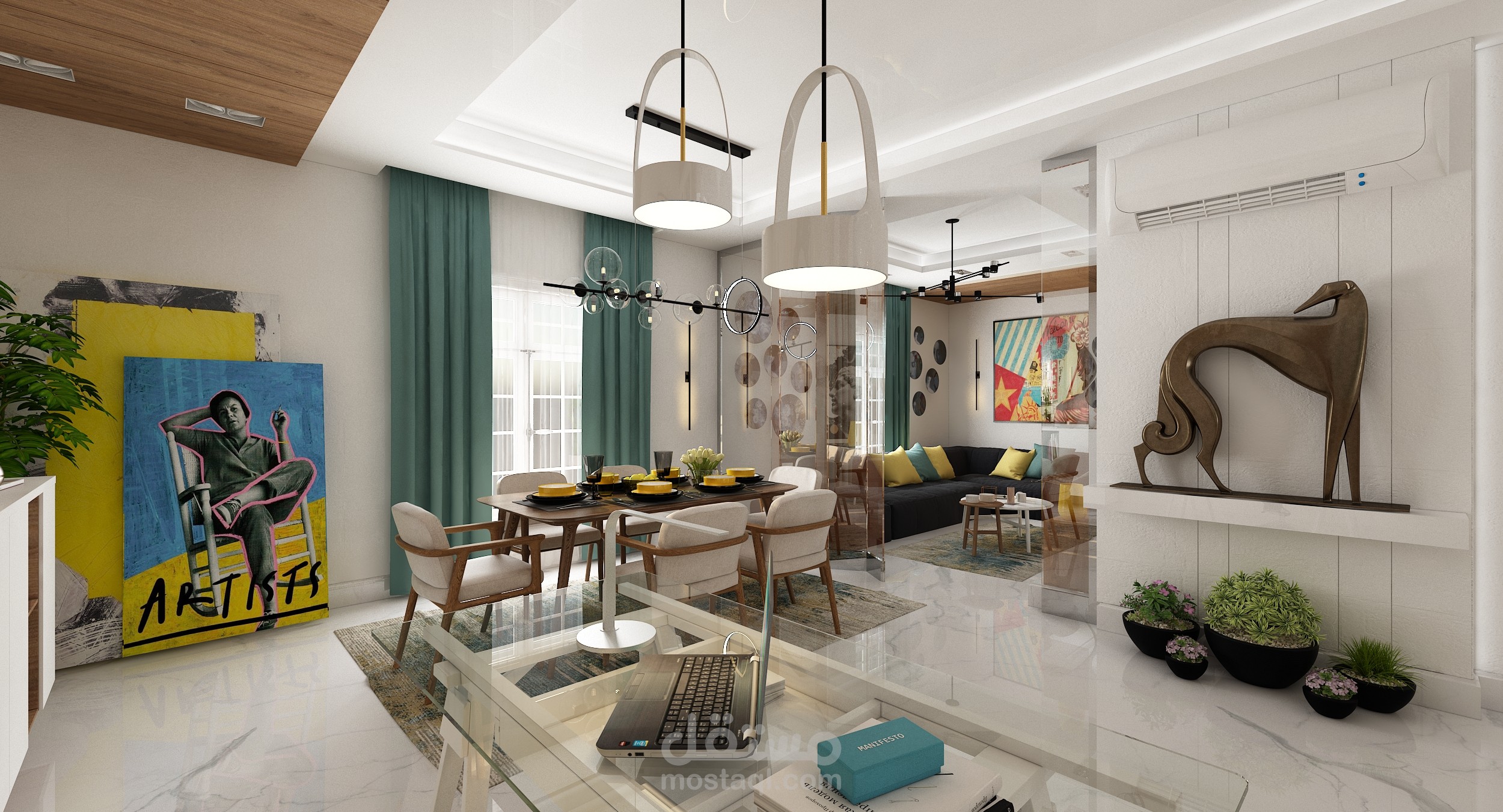 ريسبشن شقة سكنية بمصر