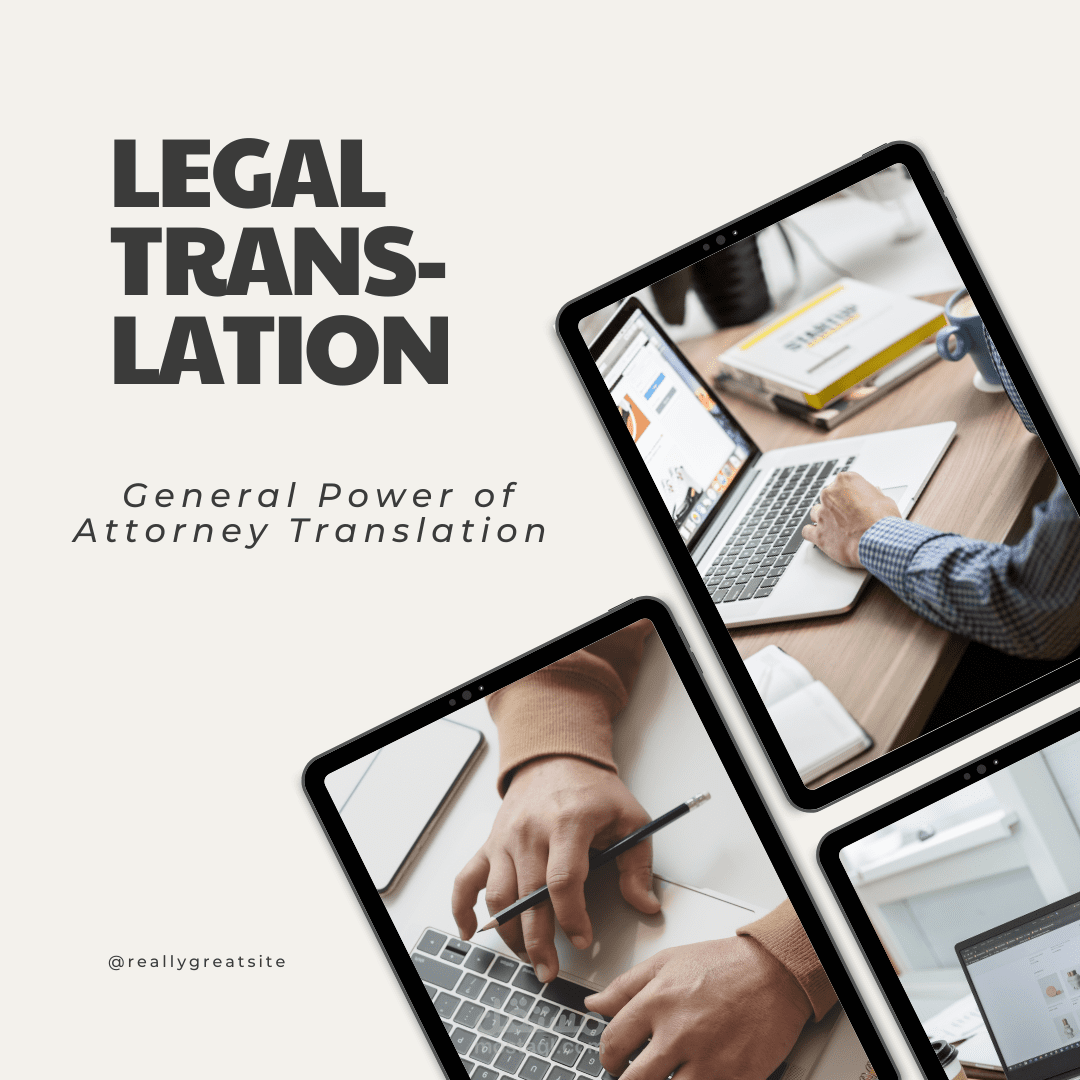 General Power of Attorney Translation - وكالة قضائية عامة