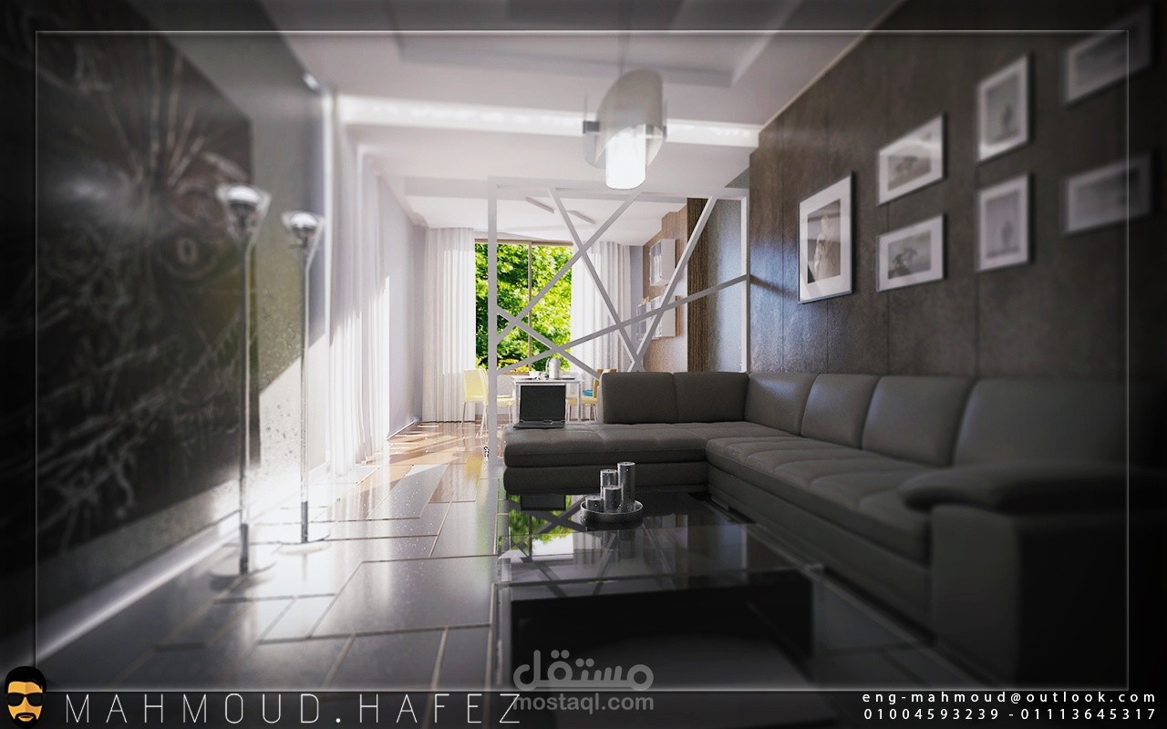 تصميم داخلي لشقة