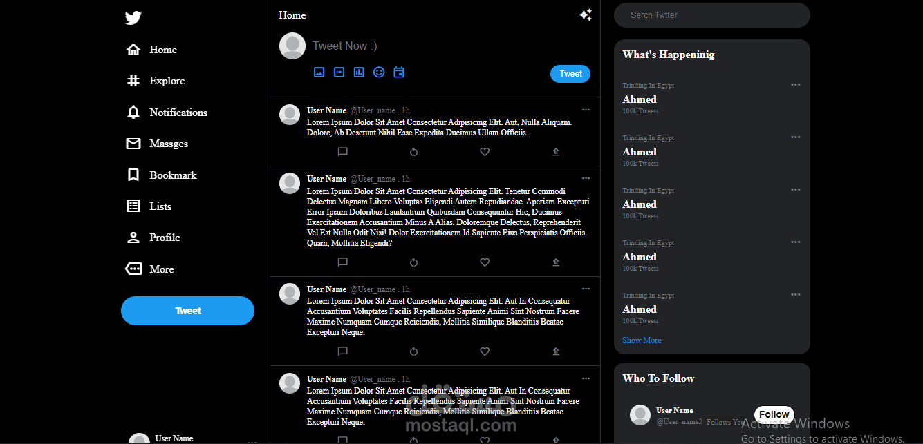 clone twitter