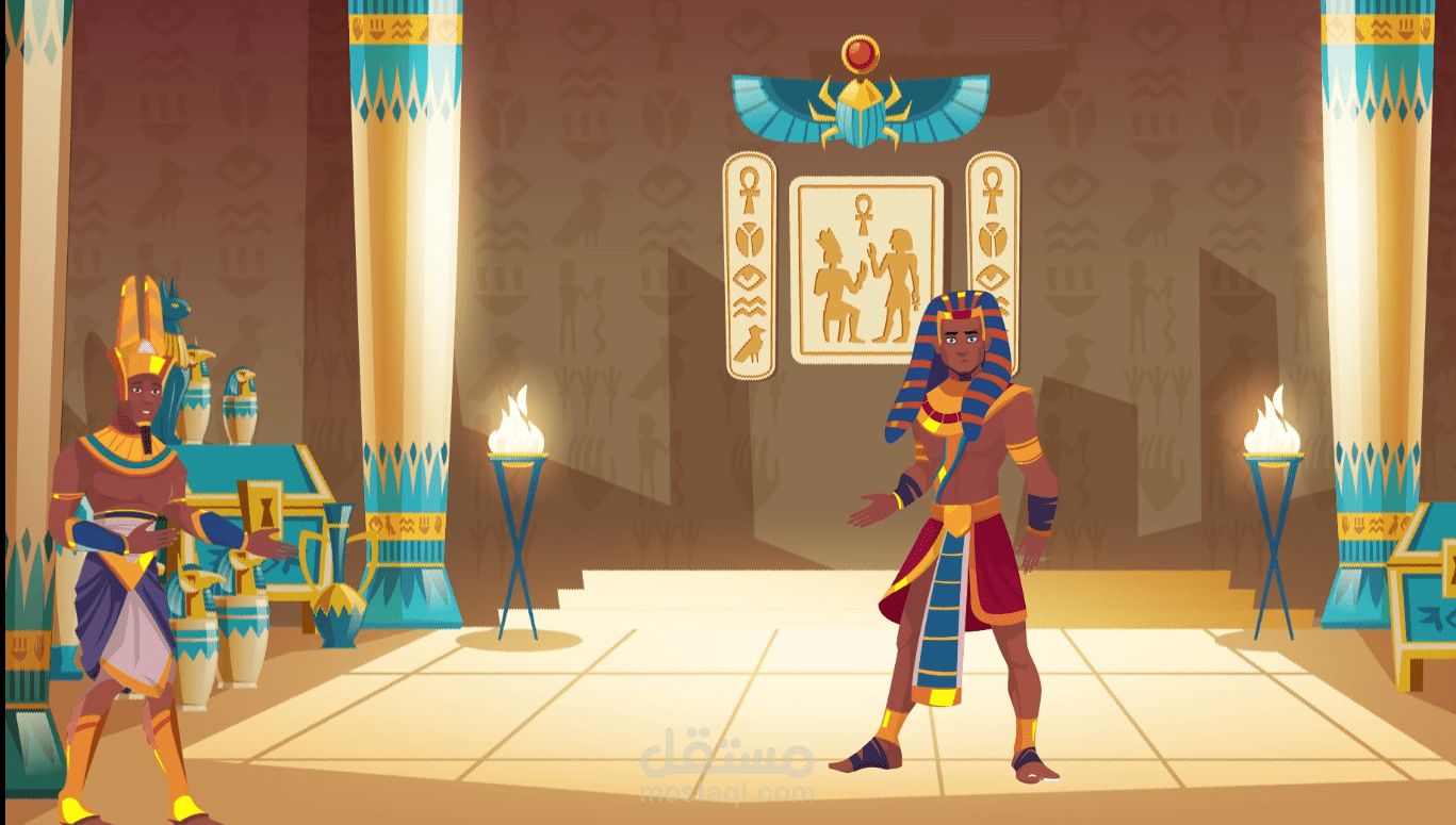 فيديو انيميشن للقدماء المصرين