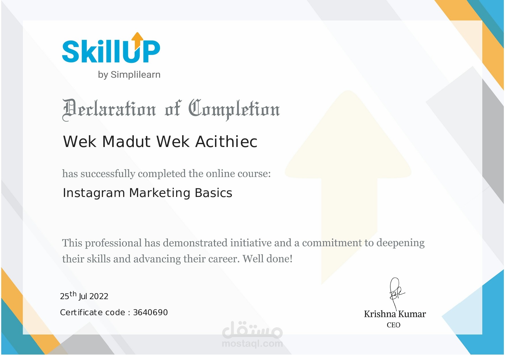 شهادة Instagram Marketing Basics
