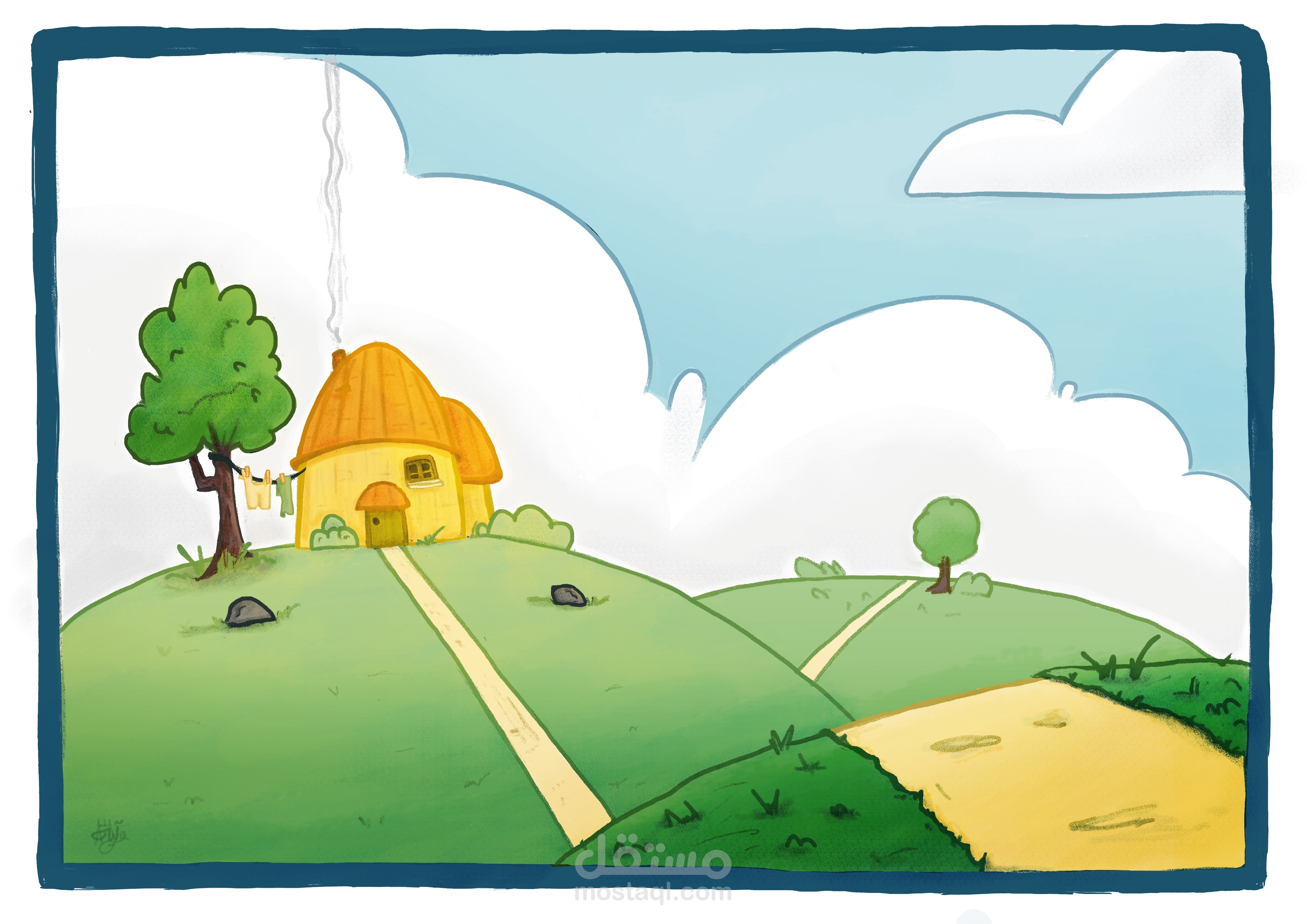 خلفية كارتونية