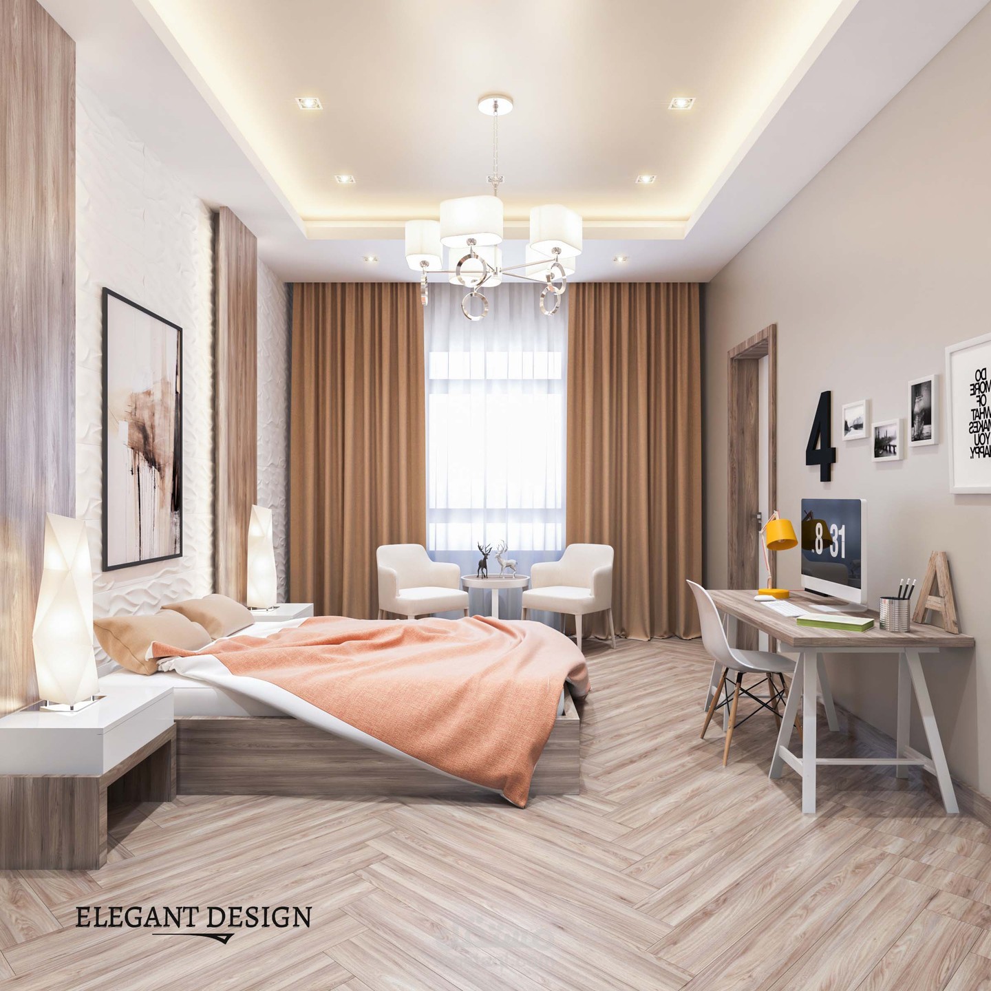 غرفة نوم مودرن 2