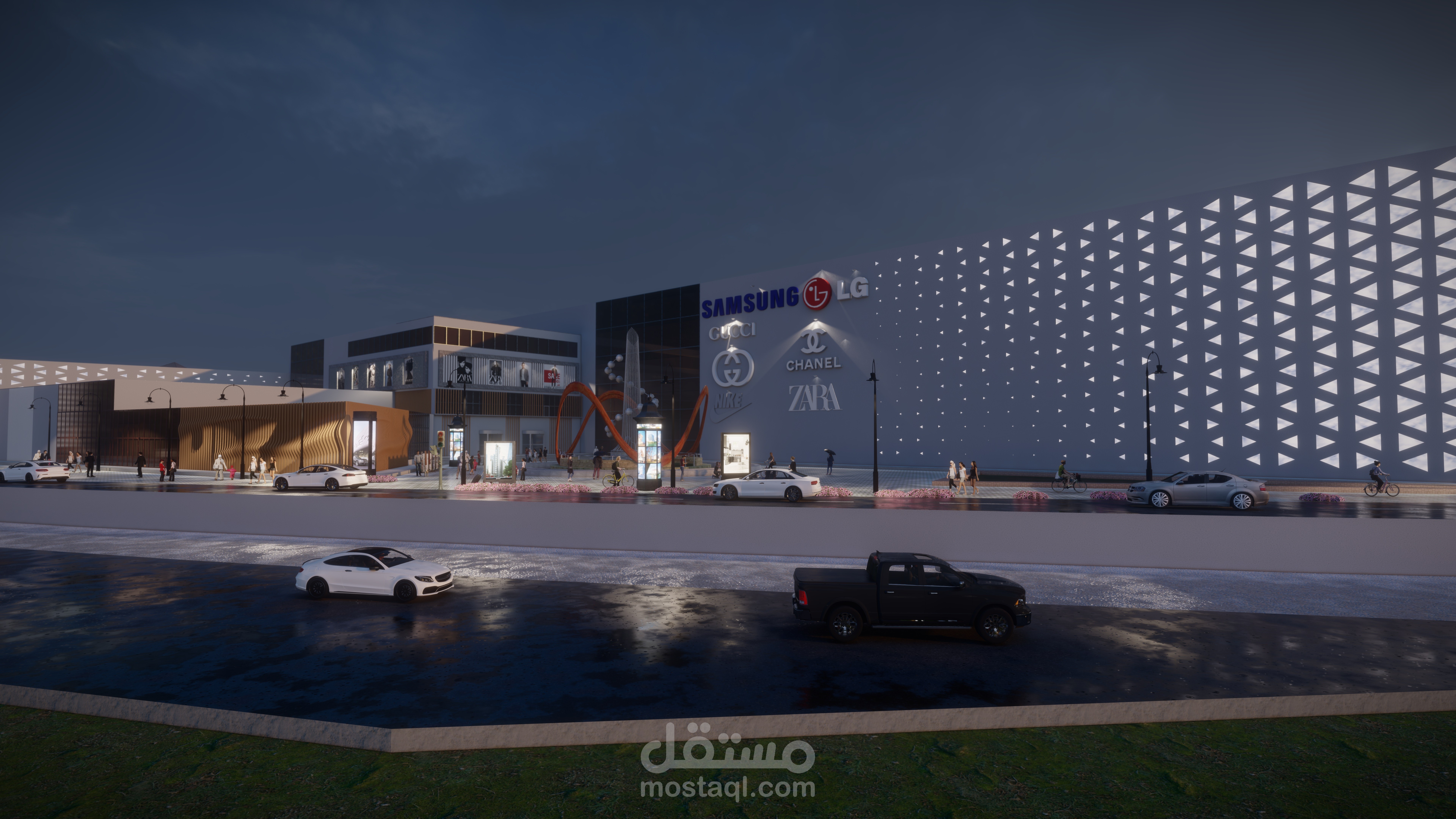 تصميم مول تجاري