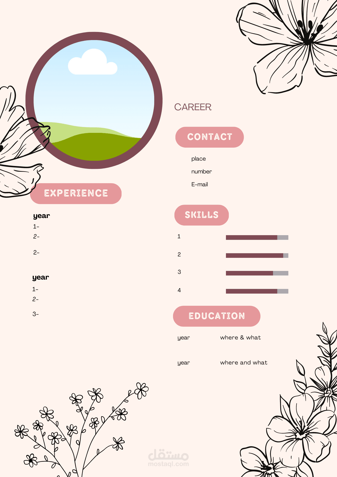 (سيرة ذاتية)CV