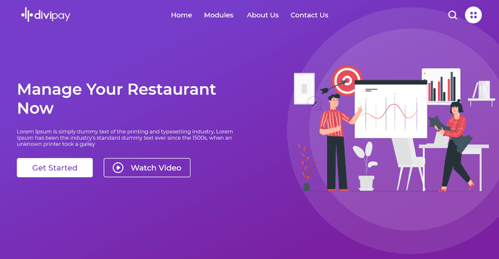 landing page website
