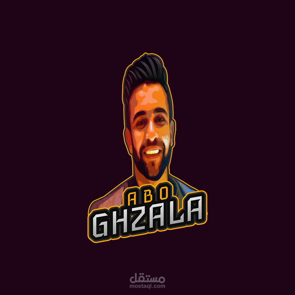 تصميم هوية لقناة يوتيوب جيمنج تشمل اللوجو والبانر