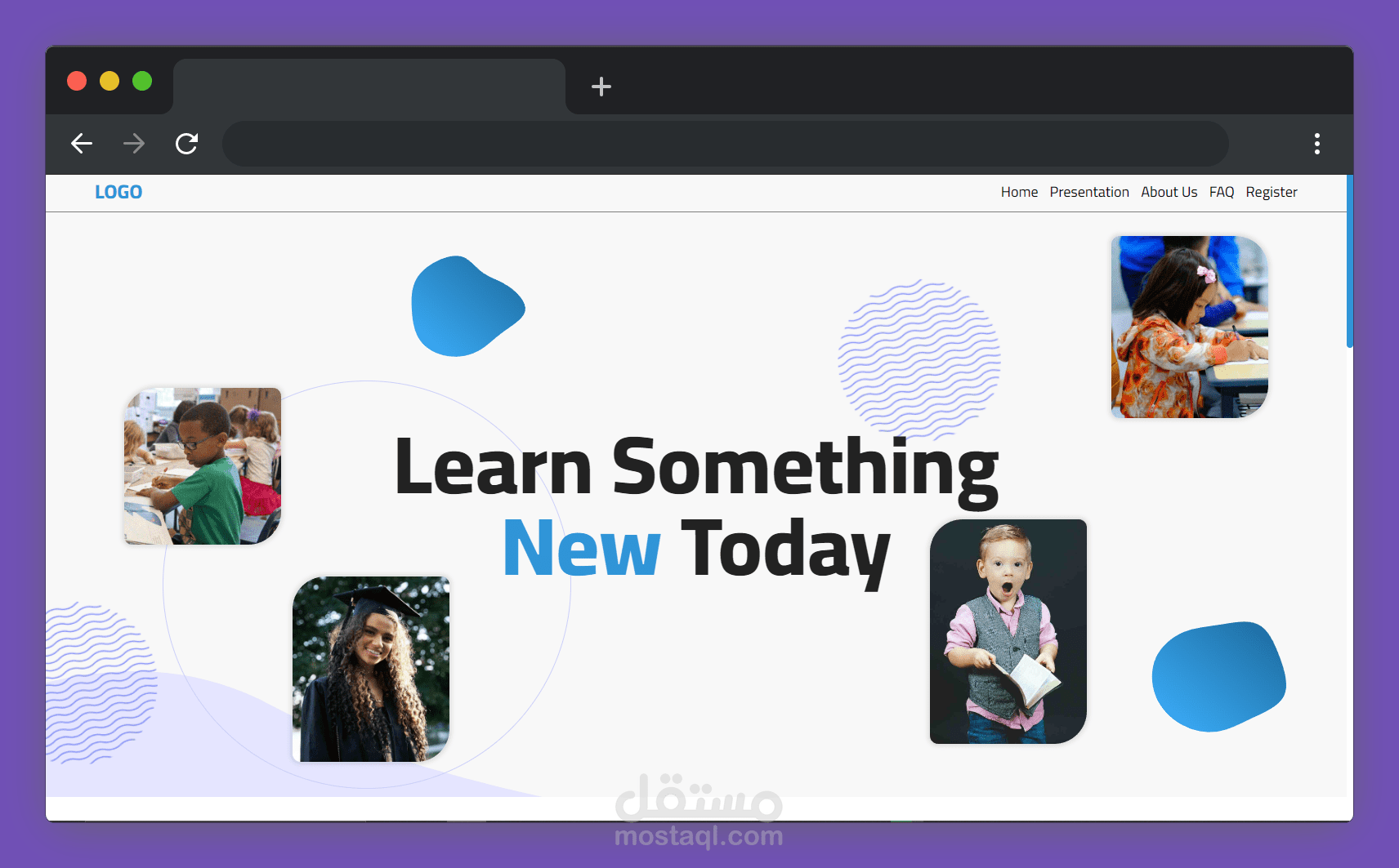E-Learning Website (School Competition)